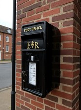 Cast Iron Post Office Red