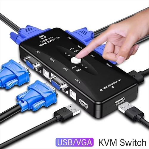 Port usb vga kvm - vga, box