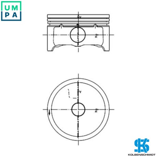 Piston 99457600 std for - piston,