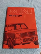 Austin Morris Mini 1275 GT 1974 Owners Handbook Manual VGC FREE POST AKD7349