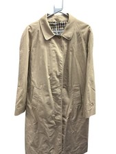 Aquascutum Aqua 5 Trench Coat Beige Check Lining Classic  2080