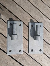 Pair Of Galvanised Metal