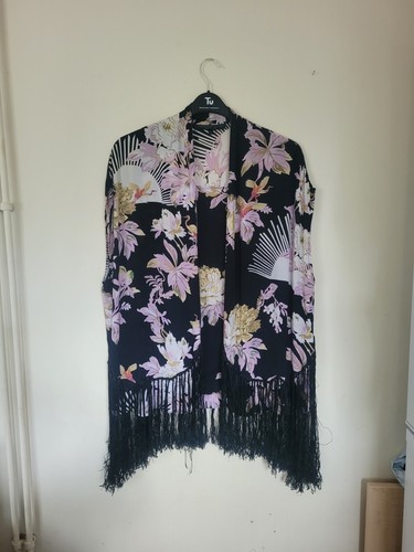 Topshop kimono fringe tassel - kimono,
