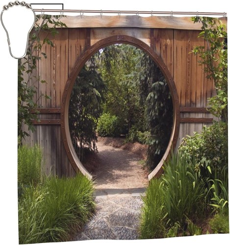 Japanese decor garden shower - japanese,