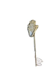 Police tie tac pin Crown Gold