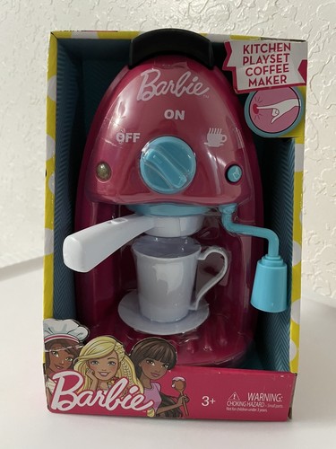 Barbie kitchen playset - barbie, coffee