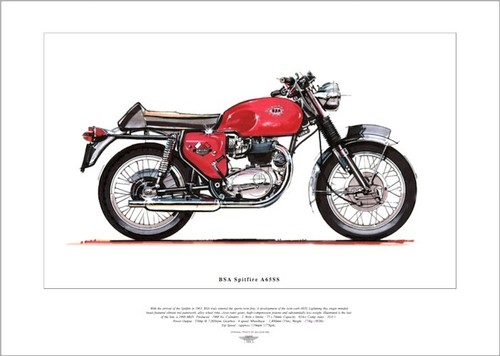 Bsa spitfire a65 - bsa,