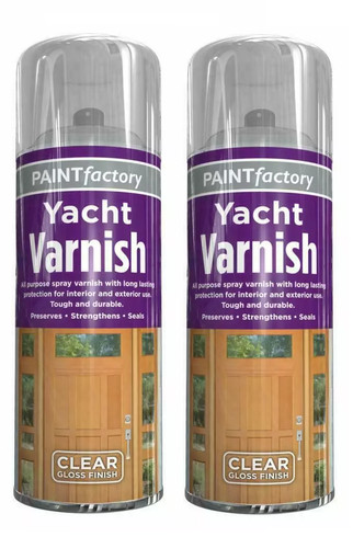 Clear yacht varnish - yacht, spray