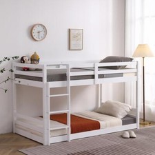 FCH Solid Wood Low Bunk Bed