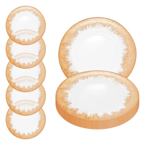 Glass charger plates round - glass,
