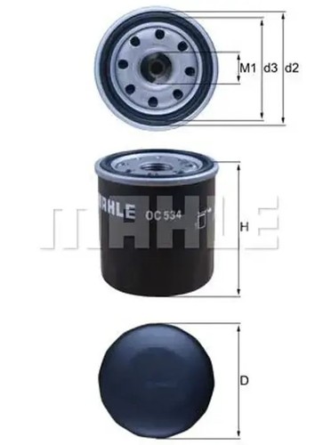 Oil filter spin oc - spin-on,