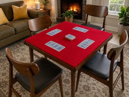 Vintage card table newly - table,