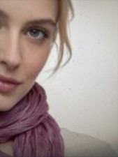 Grey Dyed Skinny Scarf