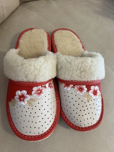Red fliers ladies slippers - red,