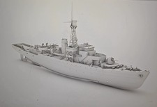 1/72 HMS Castle class corvettes (full hull) 3D Printed kit RC kits