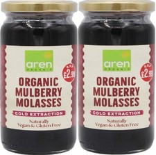 Aren Organic Mulberry Molasses ( 2X 290g ) UK Seller & Same Day UK Post