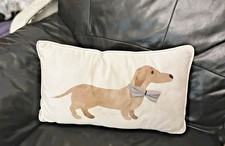 2 x Dachshund Cushions PAIR