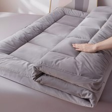Thick Mattress Folding Roll Sleeping Padded Futon Brushed Quilted Floor Mattress