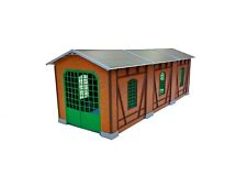 G Gauge Loco Shed Model 1:22.5 Scale – Railway Diorama Locomotive Depot Building
