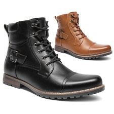 Men Motorcycle Combat Boots
