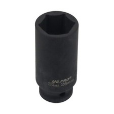 US PRO 26mm Deep Impact Socket | 1/2" Drive 6PT CR-MO Euro Style HRC45 Hardened