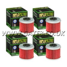 4 x Honda CRF250R 2004-2024 Hiflofiltro Premium Oil Filters HF116