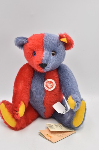 Steiff harlequin mohair teddy - harlequin,