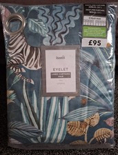 Dunelm Utopia Teal Eyelet