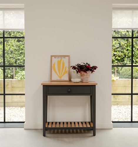 Wooden console table with - table,