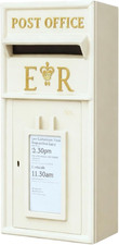 Post box ivory - ivory, with