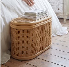 Cane Rattan Storage Box Natural