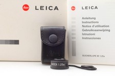 "Almost Unused w/ Box" Leica 12004 Viewfinder Magnifier 1.25x For M Series JAPAN