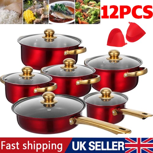 12pcs induction non stick - non,