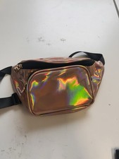 Orange irridescent rave bum bag