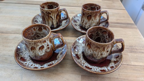 Honeycomb drip glaze pottery