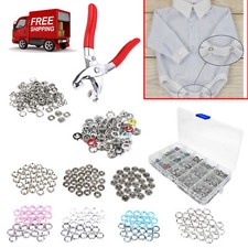 9.5-12mm Prong Pliers Ring Press Studs Snap Popper Fasteners Craft DIY Tool Set