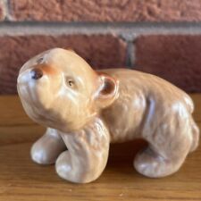 Vintage Sylvac Pottery England Bear  Animal Figurine Collectible Ornament Wimsy