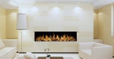 ROYAL S1000 Gas Fire Open Living flame effect - 6.2kw Output - Log Interior