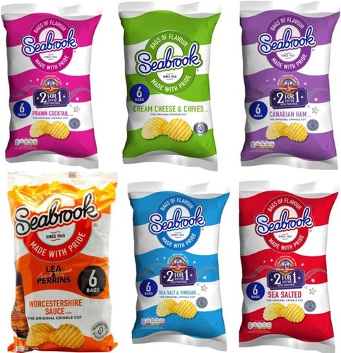 Seabrook chips crisps - chips,
