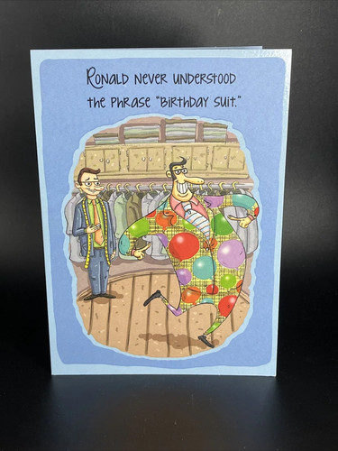 Humorous birthday greeting - humorous,