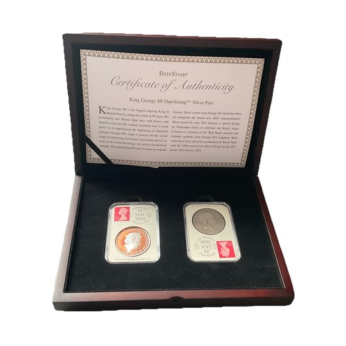 King george iii silver pair - george,