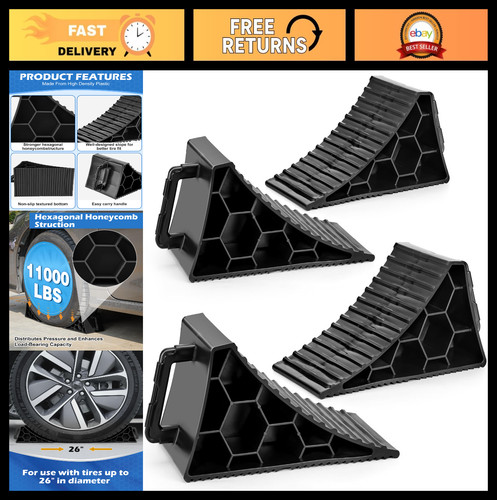 Pack wheel chocks with - 4,