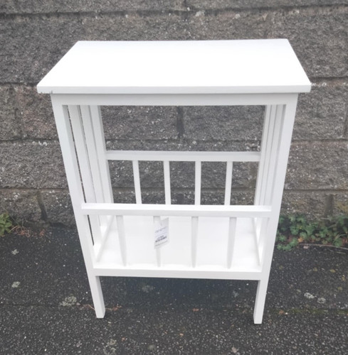 White wooden table - , with