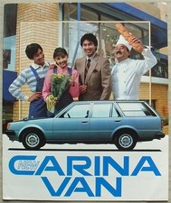 TOYOTA Carina Van Estate Sales