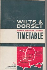 WILTS & DORSET BUS TIMETABLE