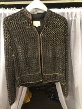 Stunning Fully Beaded Jenny Packham No1 Jacket Size 12