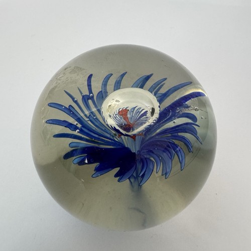 Paperweight blue flower with - paperweight,