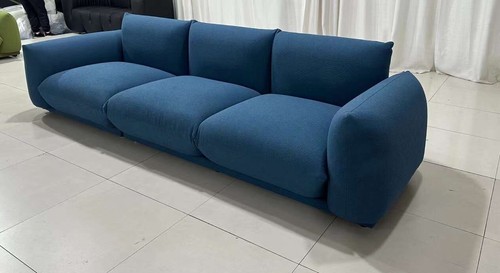 Seater navy blue boucle - 3,