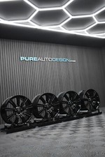 Genuine Discovery 5 V 21" Forged Alloy Wheels REFURBISHED VIPER BLACK x 4