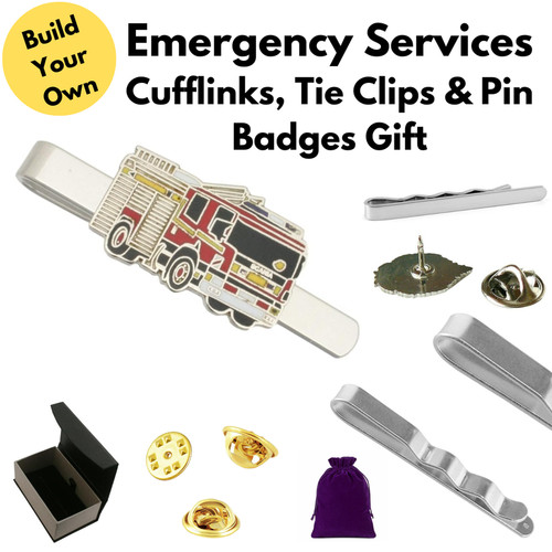 Emergency services cufflinks - emergency,